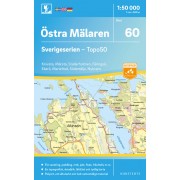 60 Östra Mälaren Sverigeserien 1:50 000